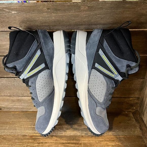 Mens Merrell Wildwood Mid‎ Gray Leather Waterproof Hiking Boots Pick Size 9.5 - Picture 3 of 4